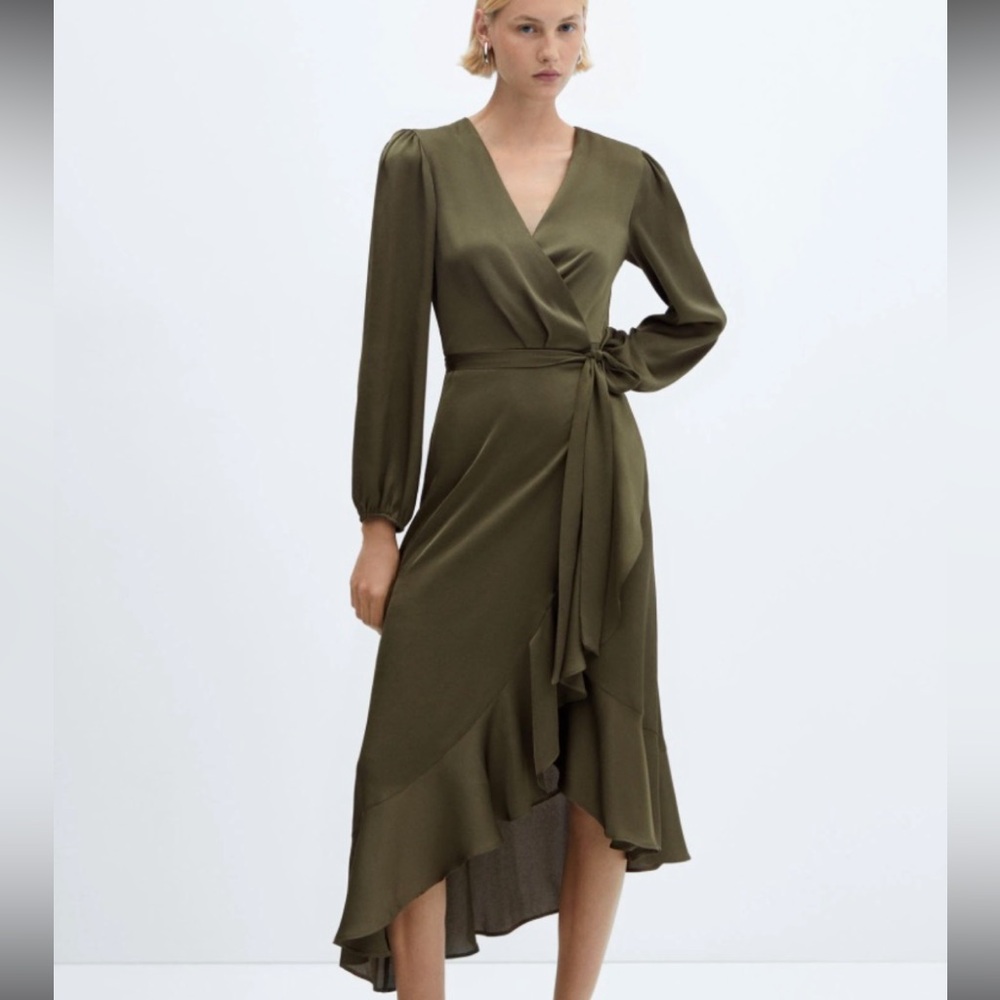 Mango Wrap Dress - Picture 2 of 8